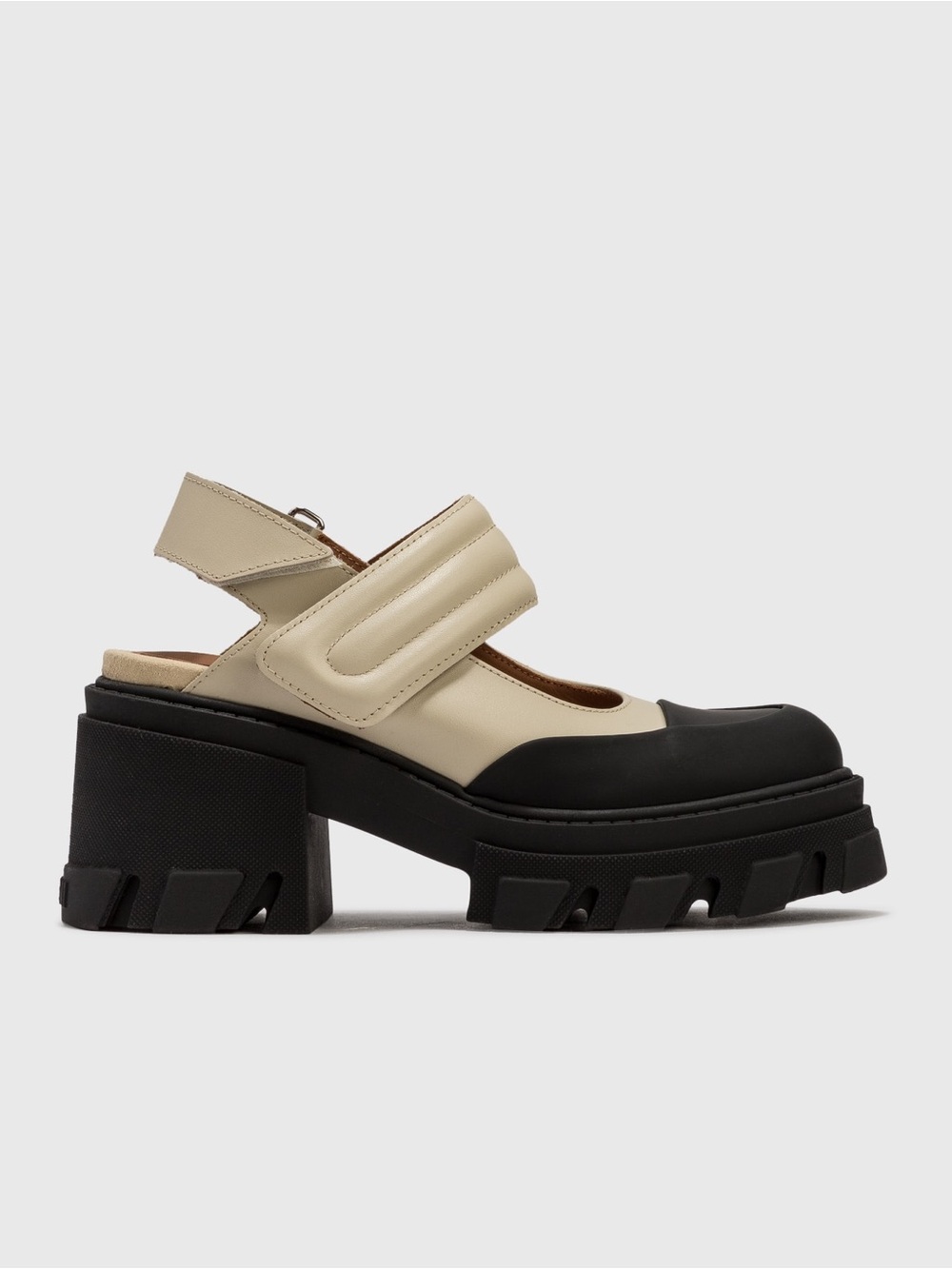 Ganni lug sole chunky Mary Jane Platform Slingback VGUC 🖤 - Picture 2 of 7